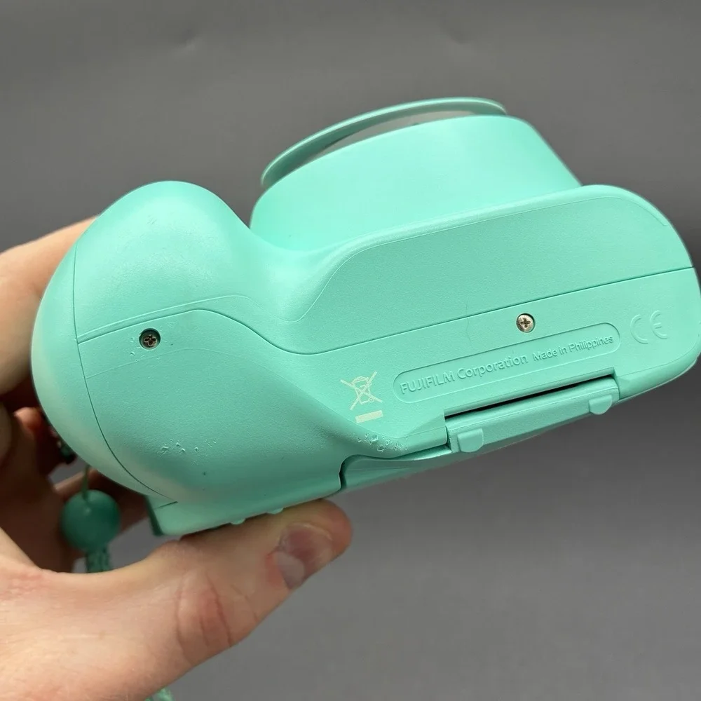 Fujifilm Instax Mini 75 Instant Film Camera Seafoam Green Tested Working